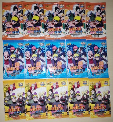 Naruto Mystery - 3 OVP Booster Packs + 1 SSR - Karte oder besser - KAYOU TCG Box