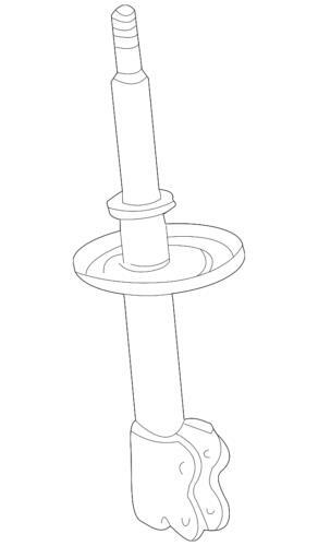 Conjunto de amortiguador de suspensión delantera del lado del conductor para GM Saturn 2002-2005 (N/P 22684916)