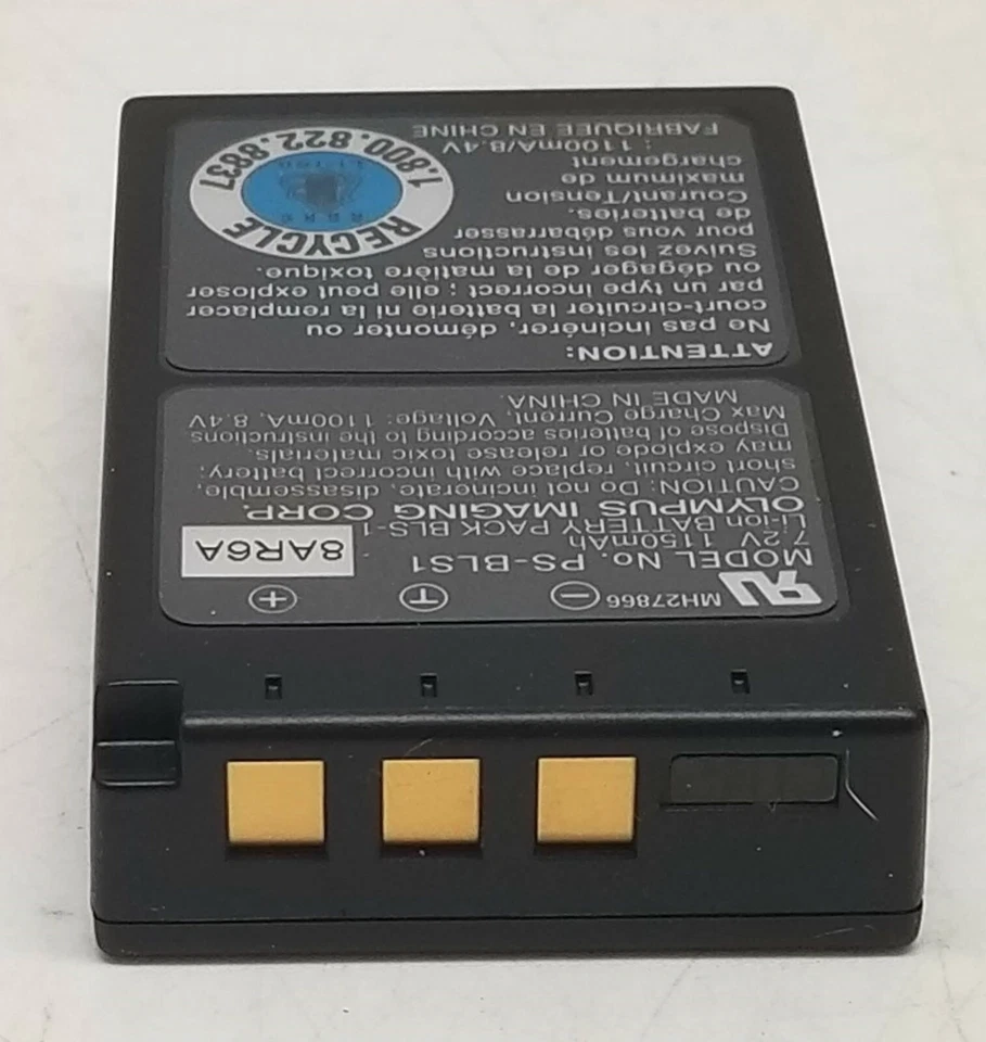 Nueva Batería Li-ion Original Olympus PS-BLS1 E-PL1 E-P1 E-P2 E620 E600 E450 E620 Foto 3 de 4