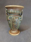 Antique 1924 Roseville Florentine, Art Pottery Brown Ceramic Vase 253-6