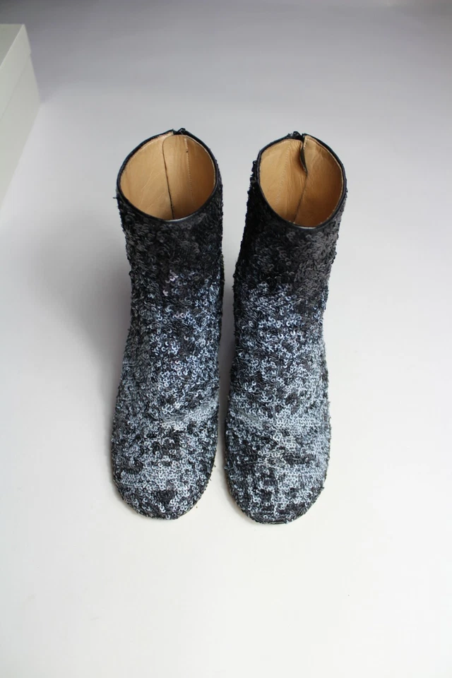 Botines Maison Margiela Lentejuelas Punta Redonda Talla 36 Foto 3 de 4