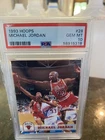 1993 hoops basketball #28 michael jordan psa 10 gem mint card