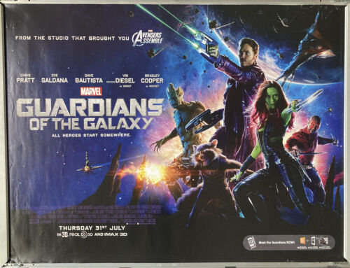 Cinema Poster: GUARDIANS OF THE GALAXY 2014 (Main Quad) Chris Pratt Vin Diesel - Picture 1 of 4