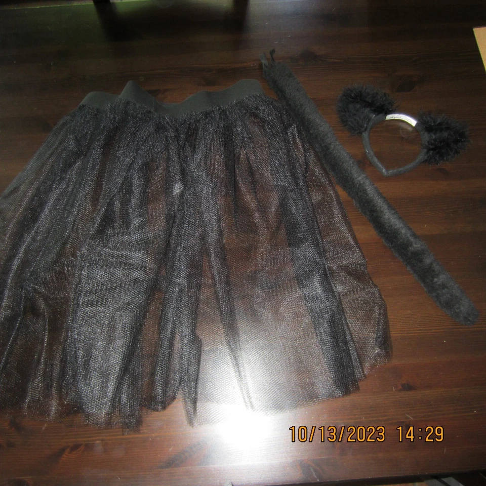 Disfraz de Gato Negro Moda Sexy Adulto Mujer Niña Ropa Animal Halloween M-L Foto 2 de 4