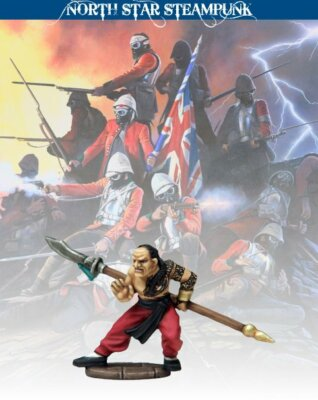 #ad North Star Steam Punk Tong Warrior NSSP014 28mm Unpainted VSF $4.99