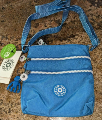 Kipling Women Alvar Extra Small Crossbody bag Adjustable Strap Eager Blue NWT