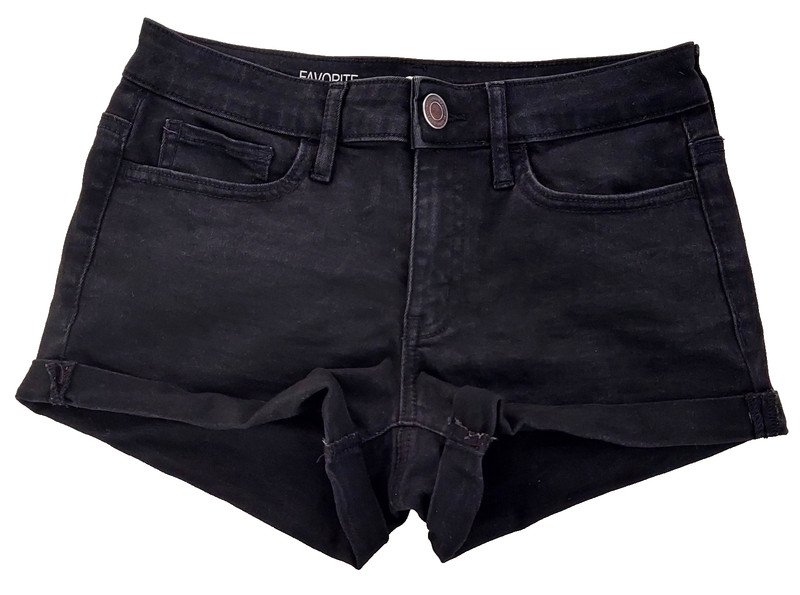 SO Youth Teen Girls Women's Shorts  Size 3, Black, Favorite Low Rise Shortie