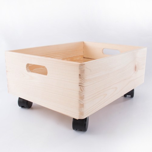 Large Wooden Storage Boxes / Plain Wood / Box with Lid / Crate Trunk Containers - 第 55/171 張圖片