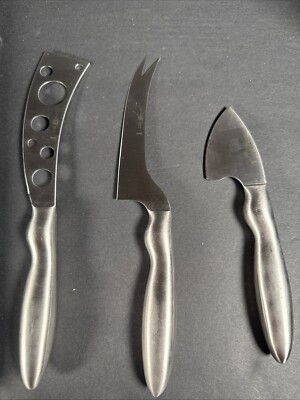Set of 3 Henckels Zwilling Twin Collection Cheese Knives 39401 39403 39405.