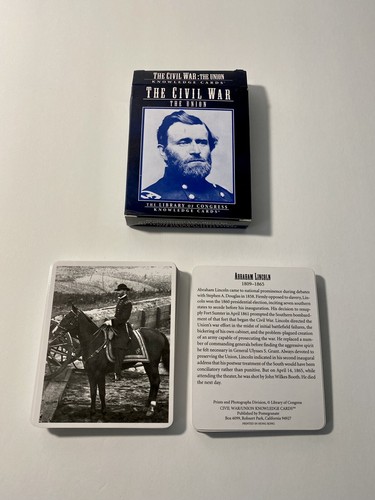 The Civil War: The Union Knowledge Cards ~ 48 Civil War Photos & Fact Cards - Picture 4 of 4