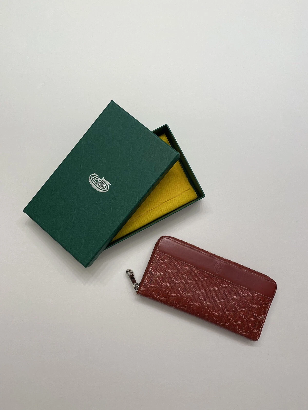 Portafoglio Goyard Rosso Matignon GM Continental Zippy