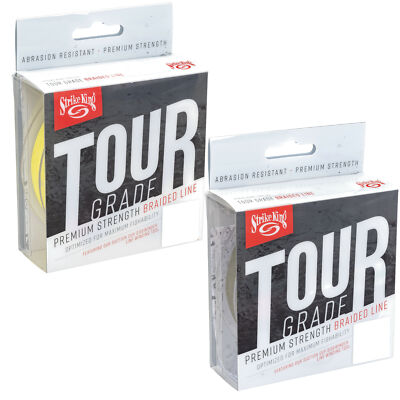 (0,13 /1m) Strike King Tour Grade Braid - 137m geflochtene Raubfischschnüre