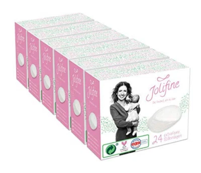 144 Stück Stilleinlagen von Jolifine Vegan extra dünn doppelter Klebestreifen