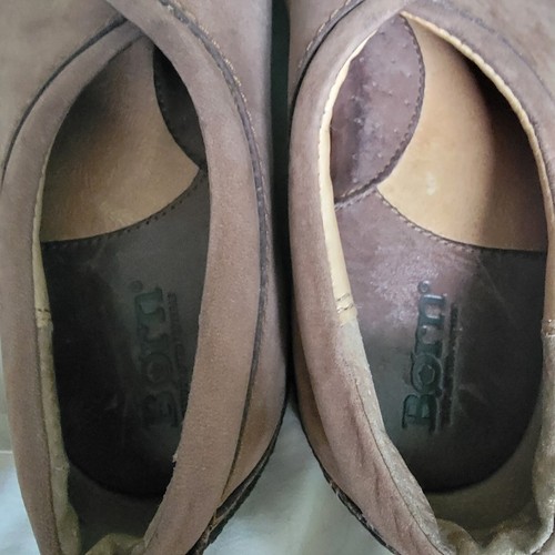 Born Mujer 7,5 M/W Zapatos Marrón Cuero Nubuck W9241 Mocasines para Conducir Cosplay - Imagen 11 de 13