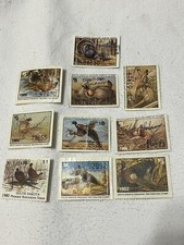 10 SOUTH DAKOTA HUNTING STAMPS license badge shotgun pheasant Decor Art