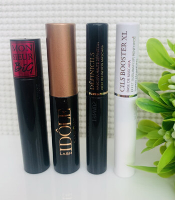 Lancome Mascara & Lash Primer Base Mini Size 4pcs (Value $56)