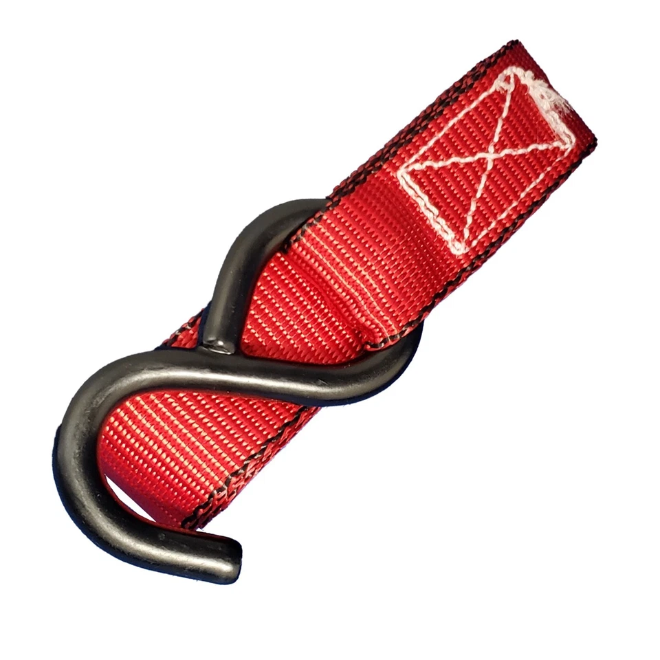 24PK Ratchet Tie Down Straps 1in x 10ft 1200LBS Break Strength 400LBS Work Limit - Image 4 of 4