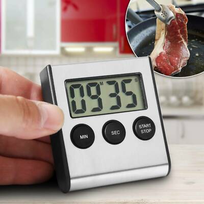 Digital Kurzzeitmesser Stoppuhren Magnetisch Küchentimer Kitchen Egg Timer Küche