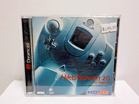 C0705 Sega Dreamcast "Web Browser 1.0 & 2.0 (Case)" Video Game Disc Lot