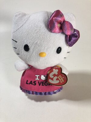 SANRIO TY HELLO KITTY I LOVE LAS VEGAS BEANIE BABY