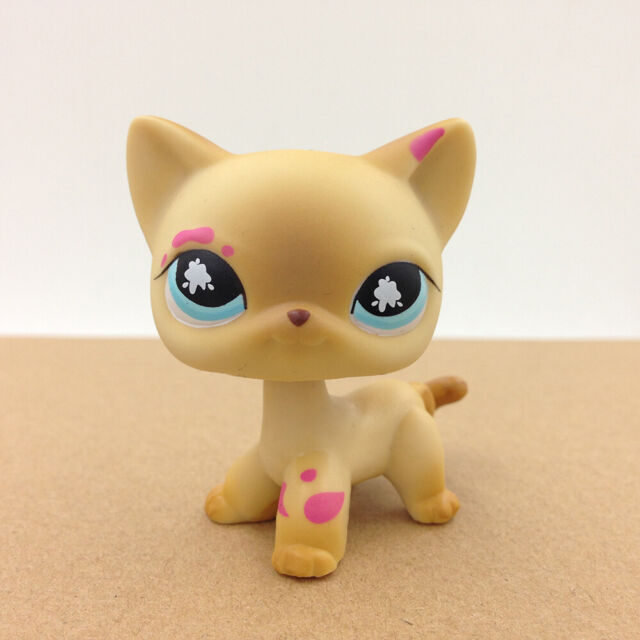 Littlest Pet Shop 816 Animals LPS Splatter Paint Messiest Short Hair Cat Kitty for sale online