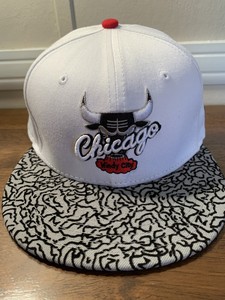 Newera 59fifty Size 7 1 8 Fitted Hat Chicago Bulls Windy City For Jordan Cement3 Ebay
