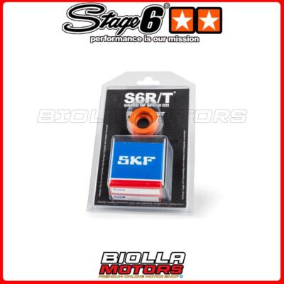 S6-8031881/MET KIT CUSCINETTI ALBERO MOTORE STAGE6 R/T C3 GABBIA ACCIAIO PER ASS