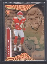 2022 Panini Illusions Football SKYY MOORE Bronze /499 SP Rookie #45