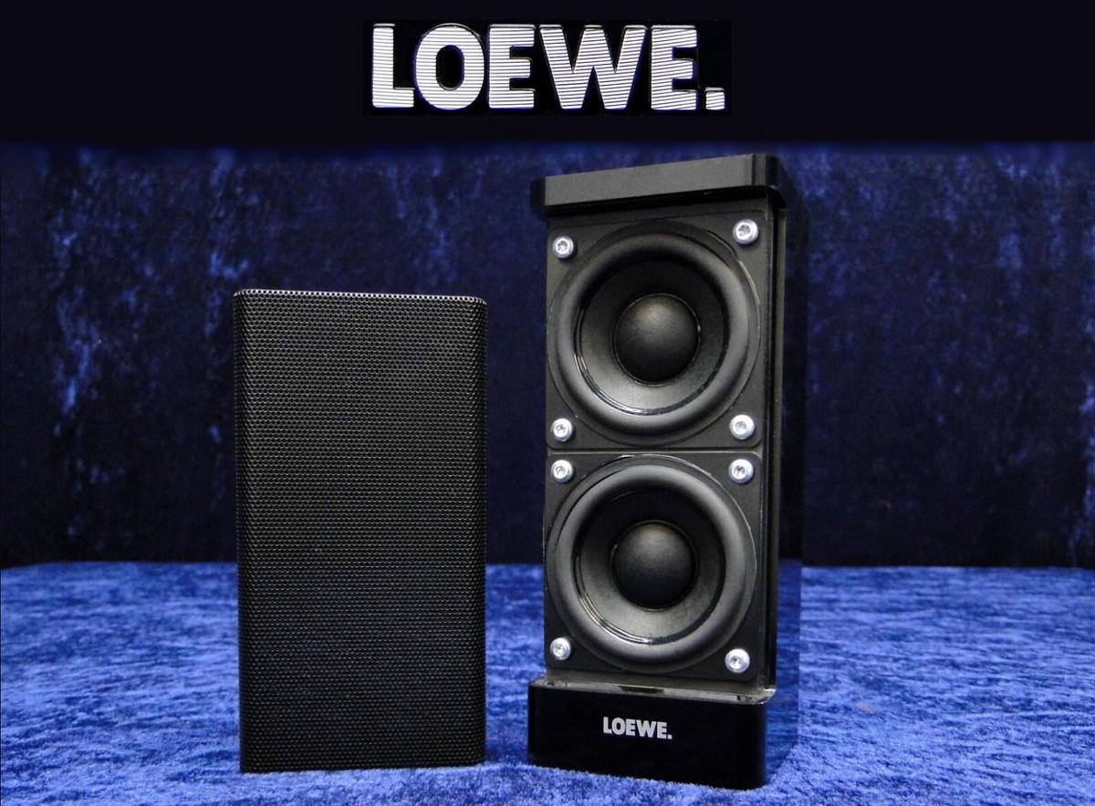 Satelliten-Lautsprecher LOEWE ID Satellite Speaker Alu Black