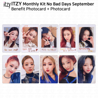 ITZY No Bad Days Monthly Kit September Official Photocard