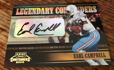 2005 Playoff Contenders Earl Campbell Autograph Legendary Contenders ! 22/25