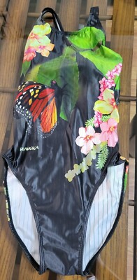 Diadora Italy Girls One Piece Swimsuit Size XL