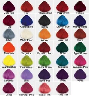 Pink Hair Color Chart