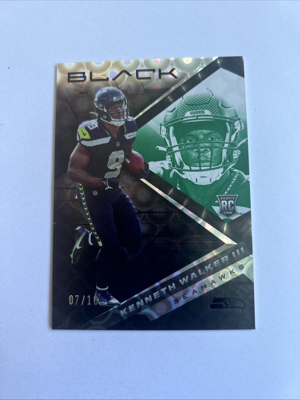Kenneth Walker III Panini Black #114 Emerald