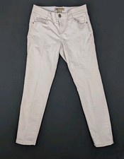 Democracy  Ab  Solution Size 6 Tummy Control Cream Colored Jeans Tapered Leg