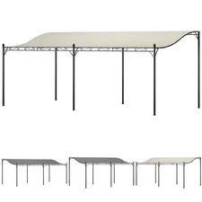 Outsunny Outdoor Pergola Canopy, Metal Patio Canopy