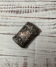 Vintage Art Nouveau Sterling silver Vesta Case