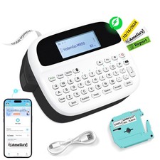Label Maker Machine with Tapes, Label Maker Waterproof-Labels, Rechargeable B...