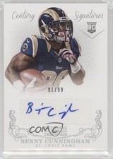 2013 Panini National Treasures Rookie Signatures 91/99 Benny Cunningham Auto 0a7