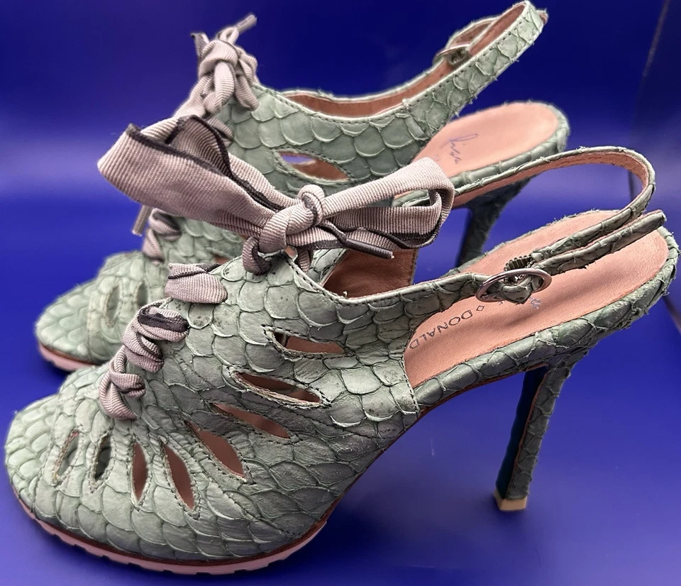 Sandalias con cordones Donald J. Pliner para mujer Foto 3 de 4