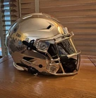Michael Penix Jr. Signed Atlanta Falcons Chrome Football Helmet Beckett BAS