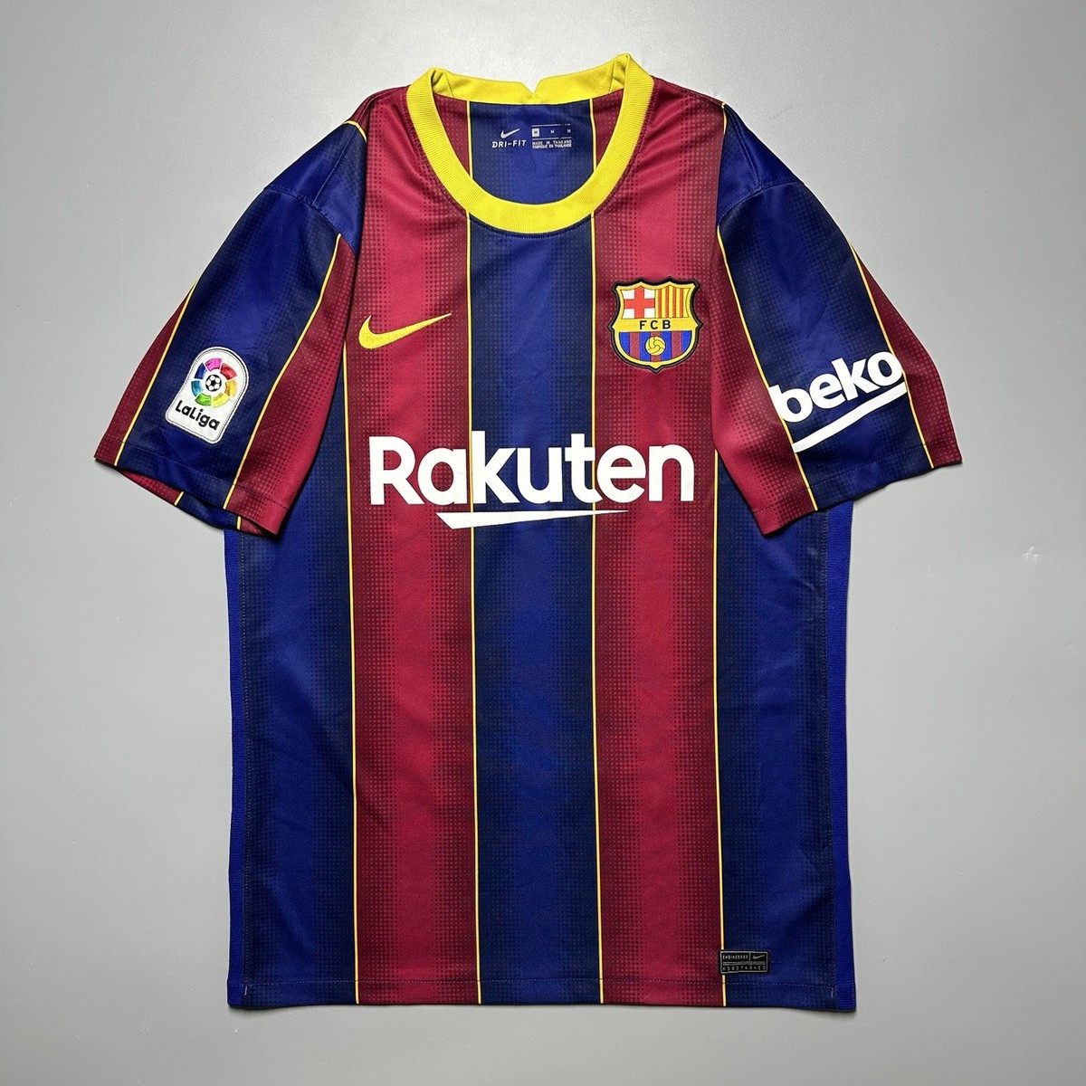 BARCELONA NIKE 2020/2021 FOOTBALL HOME JERSEY #10 MESSI SIZE “M