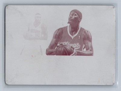 DEMARCUS COUSINS 2012-13 National Treasures MAGENTA Printing Plate 1/1 #9 Kings