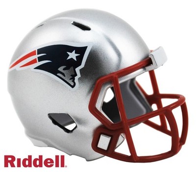 New England Patriots Pocket Pro Riddell NFL Helmet Speed Style