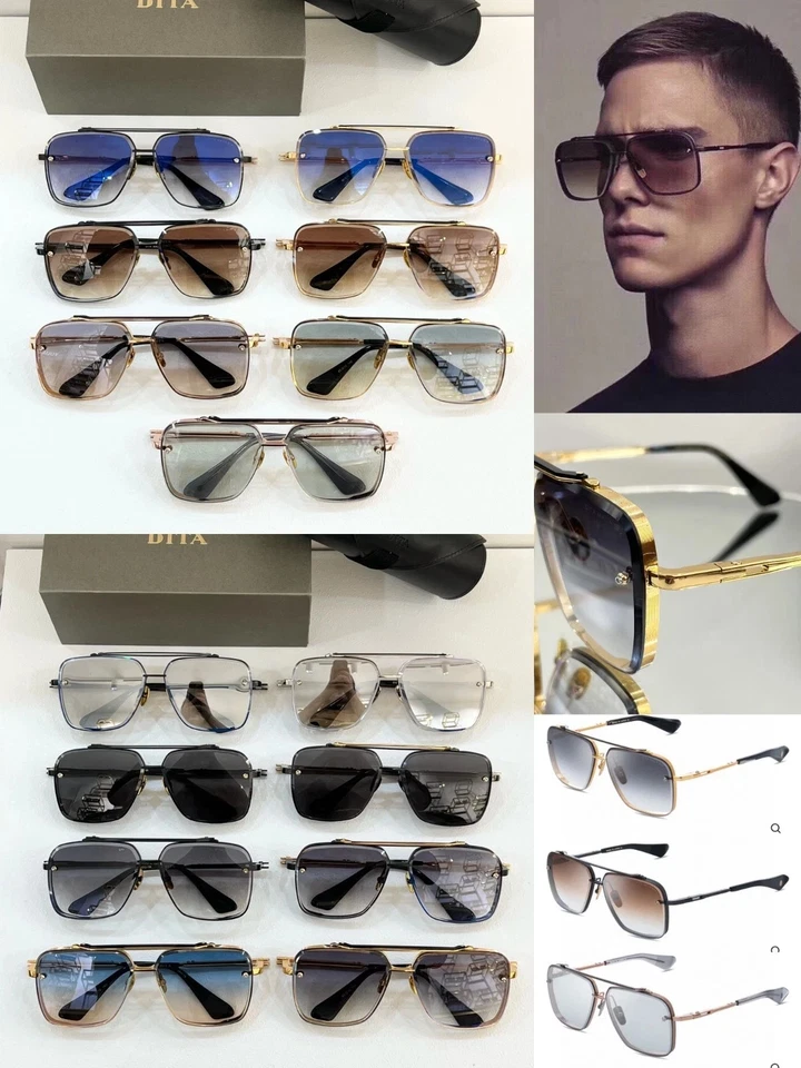 Gafas de sol DITA Mach Six - Marco cuadrado de lujo (62□12-130) Foto 4 de 4