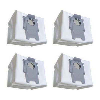 4PCS Dust Bag For XiaoMi Roborock S7 MaxV Ultra/Q5+/Q7+/T8 Robot Vacuum Cleaner