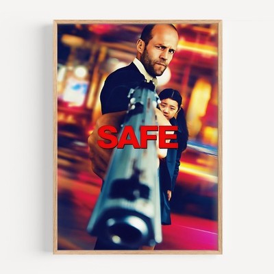 Safe (2012) Movie Poster Wall Art Print