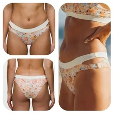 Prana Sugar Shore Swim Bottom Women's M Impression Bikini Brief Beach Vacation