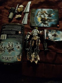 LEGO BIONICLE Phantoka Toa Kopaka (8685) 100% Complete W/ Canister and Manual