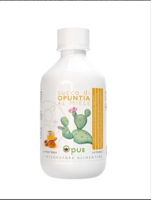 OPUNTIA JUICE DIETARY SUPPLEMENT WITH MILLEFIORI HONEY AND VITAMIN C 